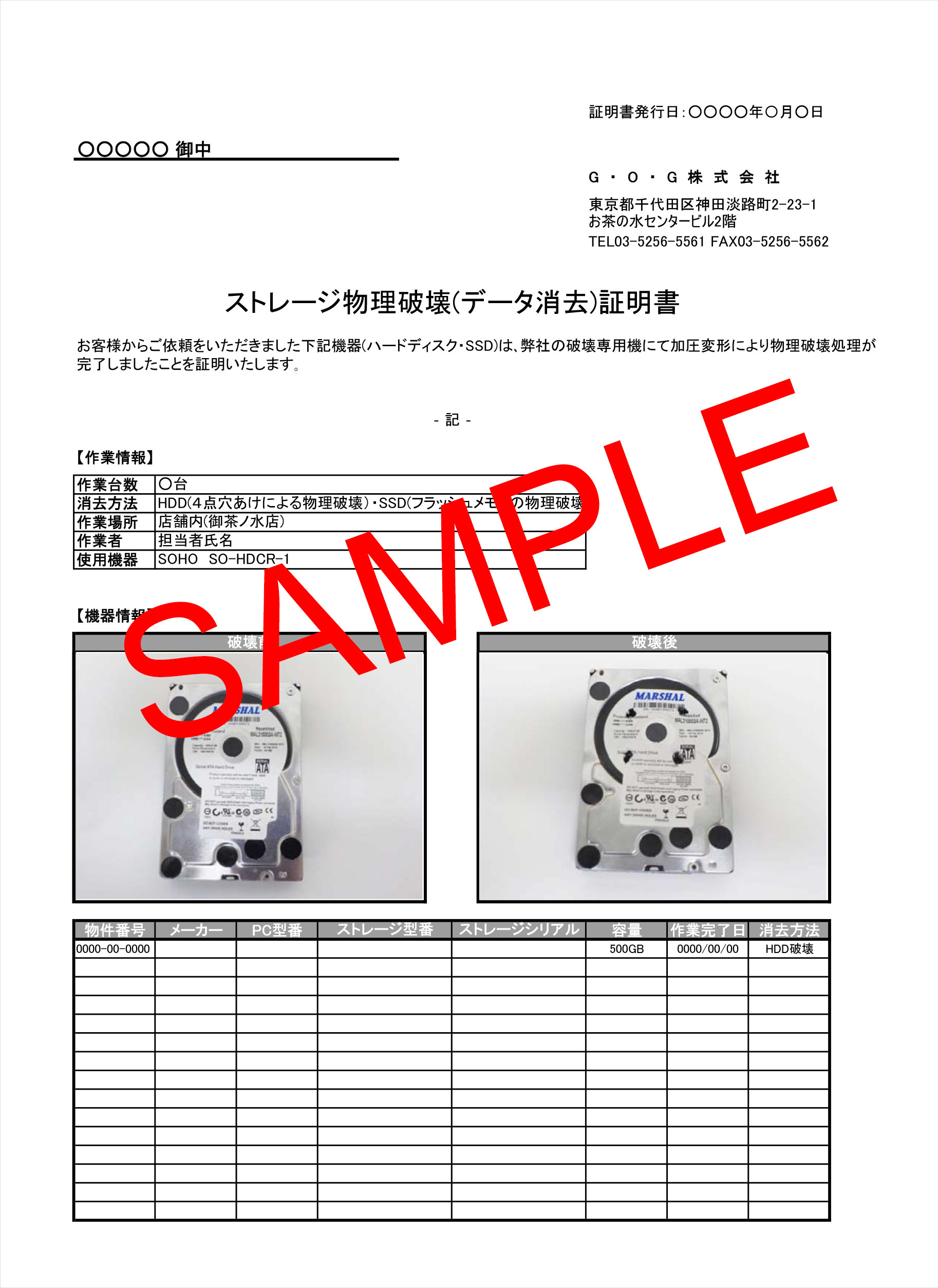 会員制パソコンサポート オプション作業料金