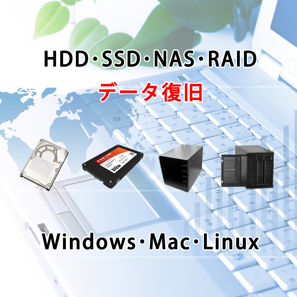 法人HDD･SSD･NAS･RAID/データ復旧